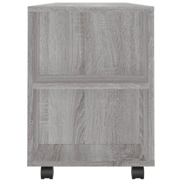 vidaXL Έπιπλο Τηλεόρασης Γκρι Sonoma 102x34,5x43cm από Επεξεργ. Ξύλο