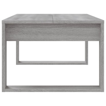 vidaXL Τραπεζάκι Σαλονιού Γκρι Sonoma 102x50x35cm Επεξεργ. Ξύλο 1 τεμ.