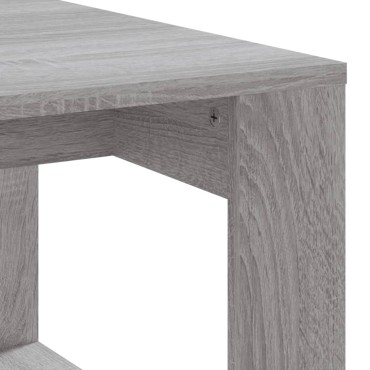 vidaXL Τραπεζάκι Σαλονιού Γκρι Sonoma 102x50x35cm Επεξεργ. Ξύλο 1 τεμ.