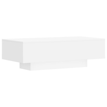 vidaXL Τραπεζάκι Σαλονιού Λευκό 100x49,5x31cm από Επεξεργασμένο Ξύλο 1 τεμ.