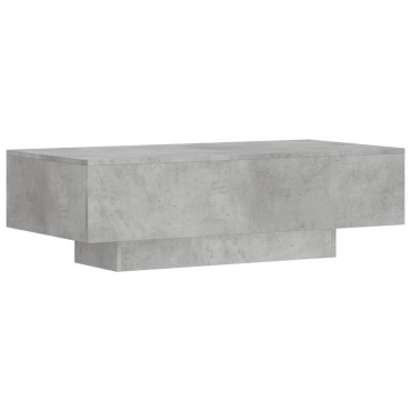 vidaXL Τραπεζάκι Σαλονιού Γκρι Σκυρ. 100x49,5x31cm Επεξεργ. Ξύλο 1 τεμ.
