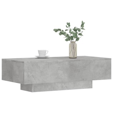 vidaXL Τραπεζάκι Σαλονιού Γκρι Σκυρ. 100x49,5x31cm Επεξεργ. Ξύλο 1 τεμ.