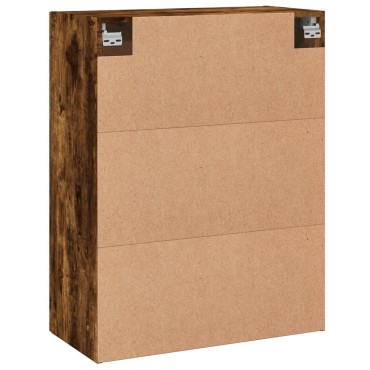 vidaXL Ντουλάπι Τοίχου Καπνιστή Δρυς 69,5x34x90cm Επεξεργ. Ξύλο 1 τεμ.