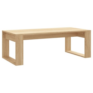 vidaXL Τραπεζάκι Σαλονιού Sonoma Δρυς 102x50x35cm Επεξεργ. Ξύλο 1 τεμ.