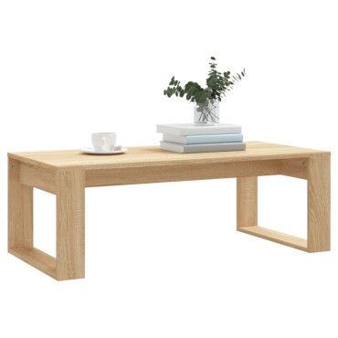 vidaXL Τραπεζάκι Σαλονιού Sonoma Δρυς 102x50x35cm Επεξεργ. Ξύλο 1 τεμ.