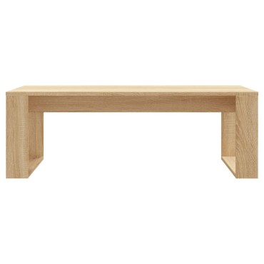 vidaXL Τραπεζάκι Σαλονιού Sonoma Δρυς 102x50x35cm Επεξεργ. Ξύλο 1 τεμ.