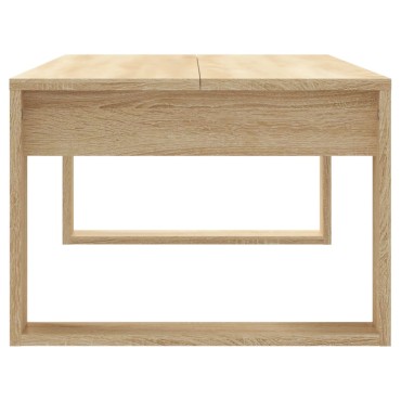 vidaXL Τραπεζάκι Σαλονιού Sonoma Δρυς 102x50x35cm Επεξεργ. Ξύλο 1 τεμ.