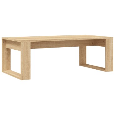 vidaXL Τραπεζάκι Σαλονιού Sonoma Δρυς 102x50x35cm Επεξεργ. Ξύλο 1 τεμ.