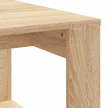 vidaXL Τραπεζάκι Σαλονιού Sonoma Δρυς 102x50x35cm Επεξεργ. Ξύλο 1 τεμ.