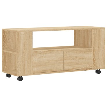 vidaXL Έπιπλο Τηλεόρασης Sonoma Δρυς 102x34,5x43cm Επεξ. Ξύλο