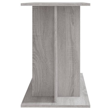 vidaXL Βάση Ενυδρείου Γκρι Sonoma 100x40x60 εκ. από Επεξεργασμένο Ξύλο
