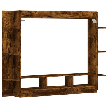 vidaXL Έπιπλο Τηλεόρασης Καπνιστή Δρυς 152x22x113cm Επεξ. Ξύλο