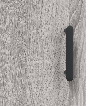 vidaXL Ντουλάπι Επιτοίχιο Γκρι Sonoma 69,5x34x90cm Επεξεργ. Ξύλο 1 τεμ.