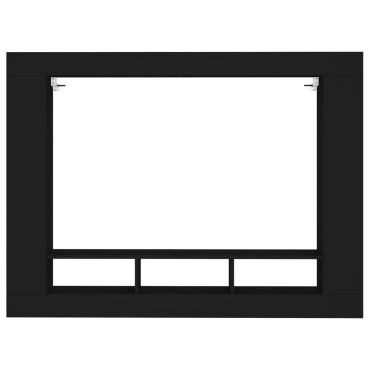 vidaXL Έπιπλο Τηλεόρασης Μαύρο 152x22x113cm από Επεξεργασμένο Ξύλο