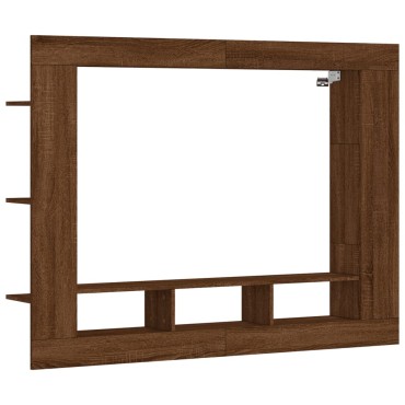 vidaXL Έπιπλο Τηλεόρασης Καφέ Δρυς 152x22x113cm Επεξ. Ξύλο