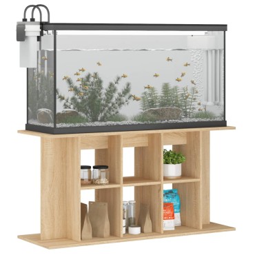 vidaXL Βάση Ενυδρείου Sonoma Δρυς 120x40x60 εκ. από Επεξεργασμένο Ξύλο
