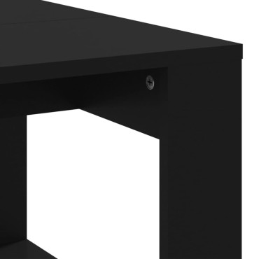vidaXL Τραπεζάκι Σαλονιού Μαύρο 102x50x35cm από Επεξεργ. Ξύλο 1 τεμ.