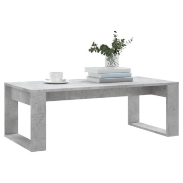 vidaXL Τραπεζάκι Σαλονιού Γκρι Σκυρ. 102x50x35cm Επεξεργ. Ξύλο 1 τεμ.