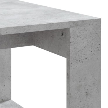 vidaXL Τραπεζάκι Σαλονιού Γκρι Σκυρ. 102x50x35cm Επεξεργ. Ξύλο 1 τεμ.