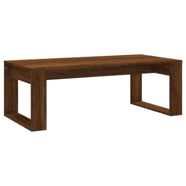 vidaXL Τραπεζάκι Σαλονιού Καφέ Δρυς 102x50x35cm Επεξεργ. Ξύλο 1 τεμ.