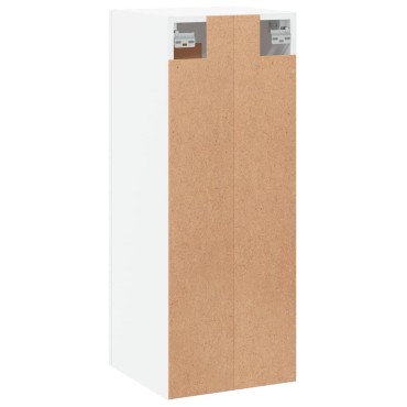 vidaXL Ντουλάπι Τοίχου Λευκό 34,5x34x90cm από Επεξεργασμένο Ξύλο 1 τεμ.