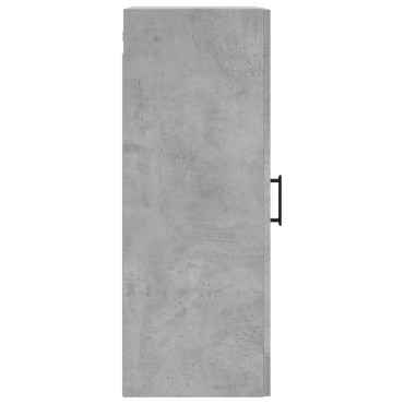 vidaXL Ντουλάπι Τοίχου Γκρι Σκυροδέματος 34,5x34x90cm 1 τεμ.