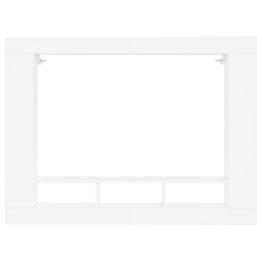 vidaXL Έπιπλο Τηλεόρασης Λευκό 152x22x113cm από Επεξεργασμένο Ξύλο