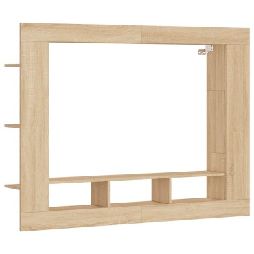 vidaXL Έπιπλο Τηλεόρασης Sonoma Δρυς 152x22x113cm Επεξεργασμένο Ξύλο