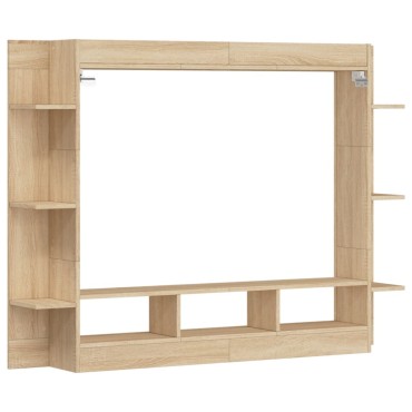 vidaXL Έπιπλο Τηλεόρασης Sonoma Δρυς 152x22x113cm Επεξεργασμένο Ξύλο