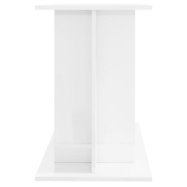 vidaXL Βάση Ενυδρείου Γυαλ. Λευκό 100x40x60 εκ. από Επεξεργασμένο Ξύλο