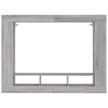 vidaXL Έπιπλο Τηλεόρασης Γκρι Sonoma 152x22x113cm Επεξεργ. Ξύλο