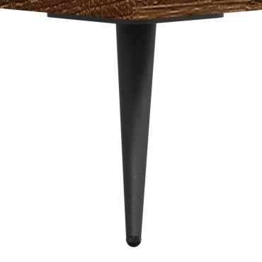 vidaXL Ντουλάπι Καφέ Δρυς 69,5x34x180cm από Επεξεργασμένο Ξύλο 1 τεμ.