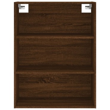 vidaXL Ντουλάπι Καφέ Δρυς 69,5x34x180cm από Επεξεργασμένο Ξύλο 1 τεμ.