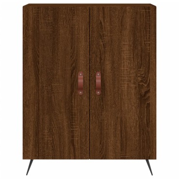 vidaXL Ντουλάπι Καφέ Δρυς 69,5x34x180cm από Επεξεργασμένο Ξύλο 1 τεμ.