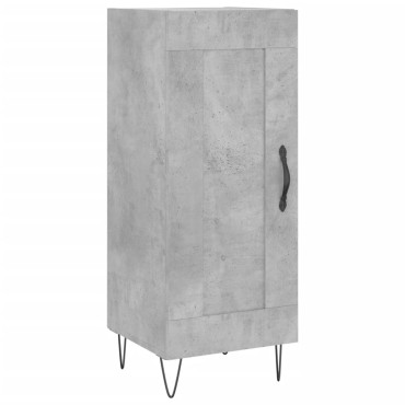 vidaXL Ντουλάπι Γκρι Σκυροδέματος 34,5x34x90cm Επεξεργασμένο Ξύλο 1 τεμ.