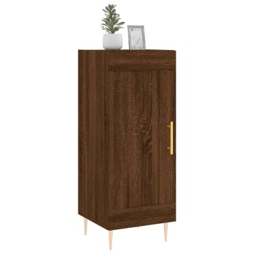 vidaXL Ντουλάπι Καφέ Δρυς 34,5x34x90cm Επεξεργασμένο Ξύλο 1 τεμ.