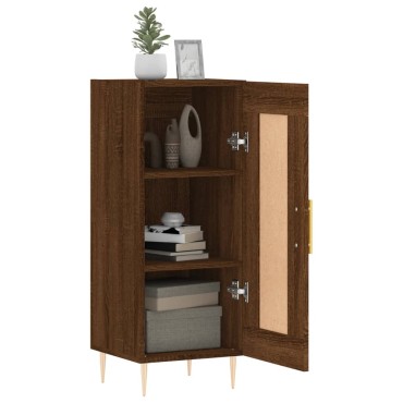 vidaXL Ντουλάπι Καφέ Δρυς 34,5x34x90cm Επεξεργασμένο Ξύλο 1 τεμ.