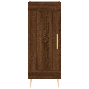 vidaXL Ντουλάπι Καφέ Δρυς 34,5x34x90cm Επεξεργασμένο Ξύλο 1 τεμ.
