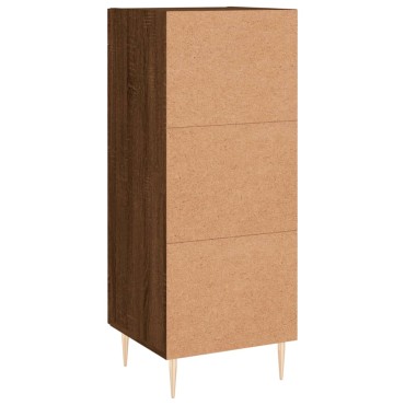 vidaXL Ντουλάπι Καφέ Δρυς 34,5x34x90cm Επεξεργασμένο Ξύλο 1 τεμ.