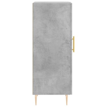 vidaXL Ντουλάπι Γκρι Σκυροδέματος 34,5x34x90cm Επεξεργασμένο Ξύλο 1 τεμ.