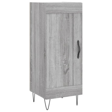 vidaXL Ντουλάπι Γκρι Sonoma 34,5x34x90cm από Επεξεργασμένο Ξύλο 1 τεμ.