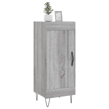vidaXL Ντουλάπι Γκρι Sonoma 34,5x34x90cm από Επεξεργασμένο Ξύλο 1 τεμ.