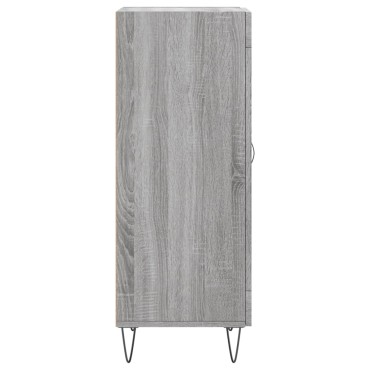 vidaXL Ντουλάπι Γκρι Sonoma 34,5x34x90cm από Επεξεργασμένο Ξύλο 1 τεμ.