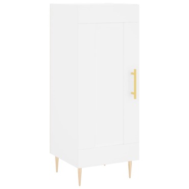 vidaXL Ντουλάπι Λευκό 34,5x34x90cm από Επεξεργασμένο Ξύλο 1 τεμ.