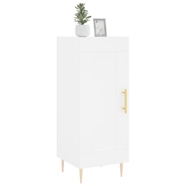 vidaXL Ντουλάπι Λευκό 34,5x34x90cm από Επεξεργασμένο Ξύλο 1 τεμ.