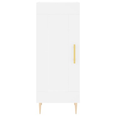 vidaXL Ντουλάπι Λευκό 34,5x34x90cm από Επεξεργασμένο Ξύλο 1 τεμ.