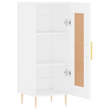 vidaXL Ντουλάπι Λευκό 34,5x34x90cm από Επεξεργασμένο Ξύλο 1 τεμ.