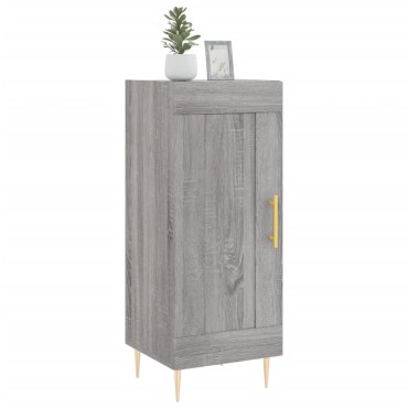 vidaXL Ντουλάπι Γκρι Sonoma 34,5x34x90cm από Επεξεργασμένο Ξύλο 1 τεμ.