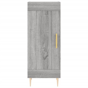 vidaXL Ντουλάπι Γκρι Sonoma 34,5x34x90cm από Επεξεργασμένο Ξύλο 1 τεμ.
