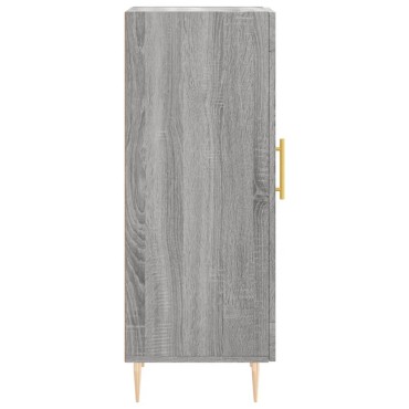 vidaXL Ντουλάπι Γκρι Sonoma 34,5x34x90cm από Επεξεργασμένο Ξύλο 1 τεμ.